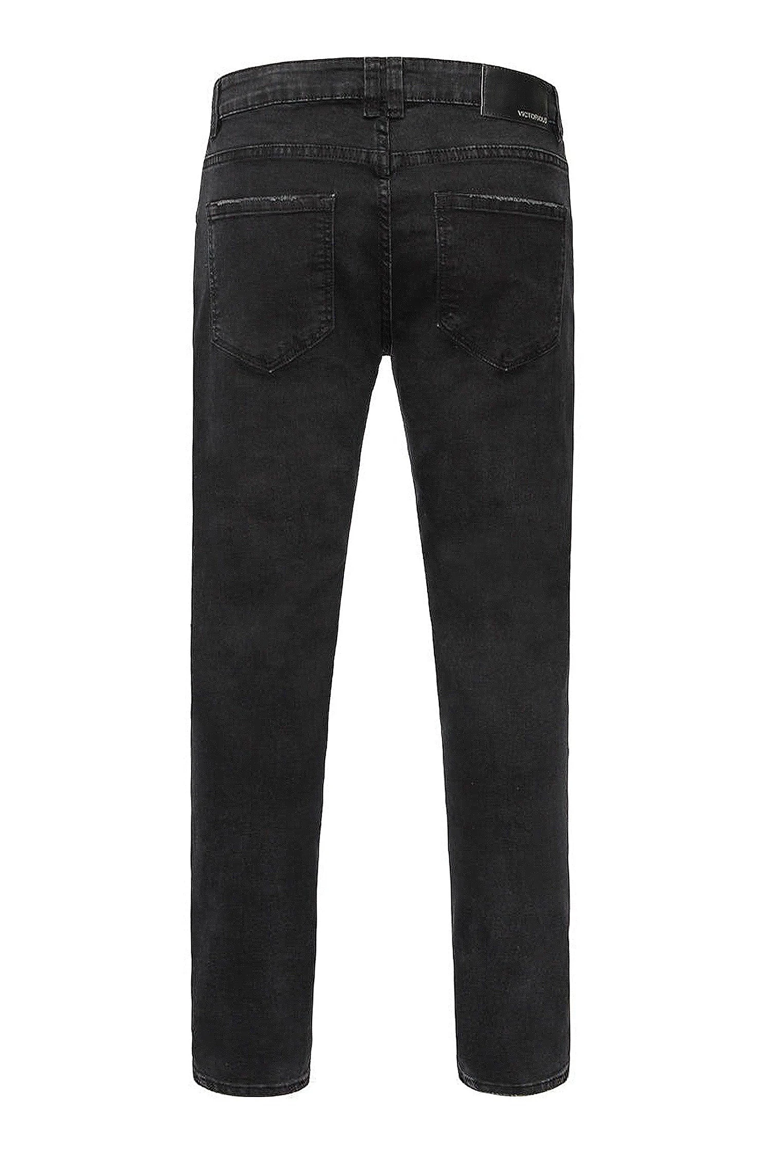 Men's Faded Ripped Repair Denim Jeans (New Colorway) - Image 3