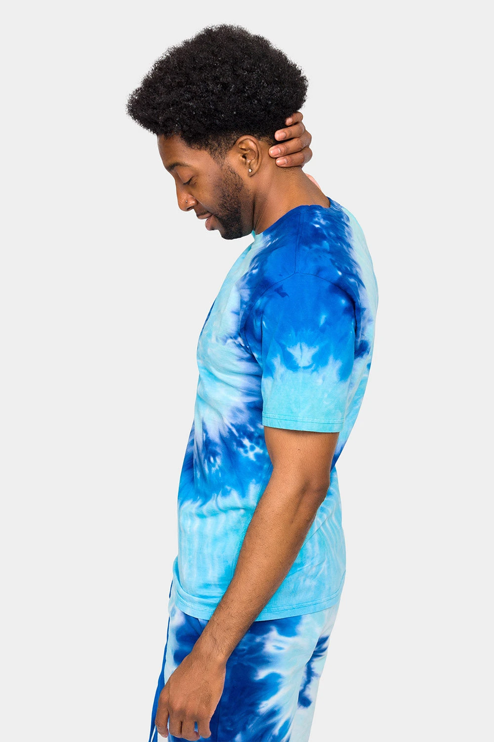 Pastel Contrast Swirl Tie Dye Cotton Shirt - Image 2