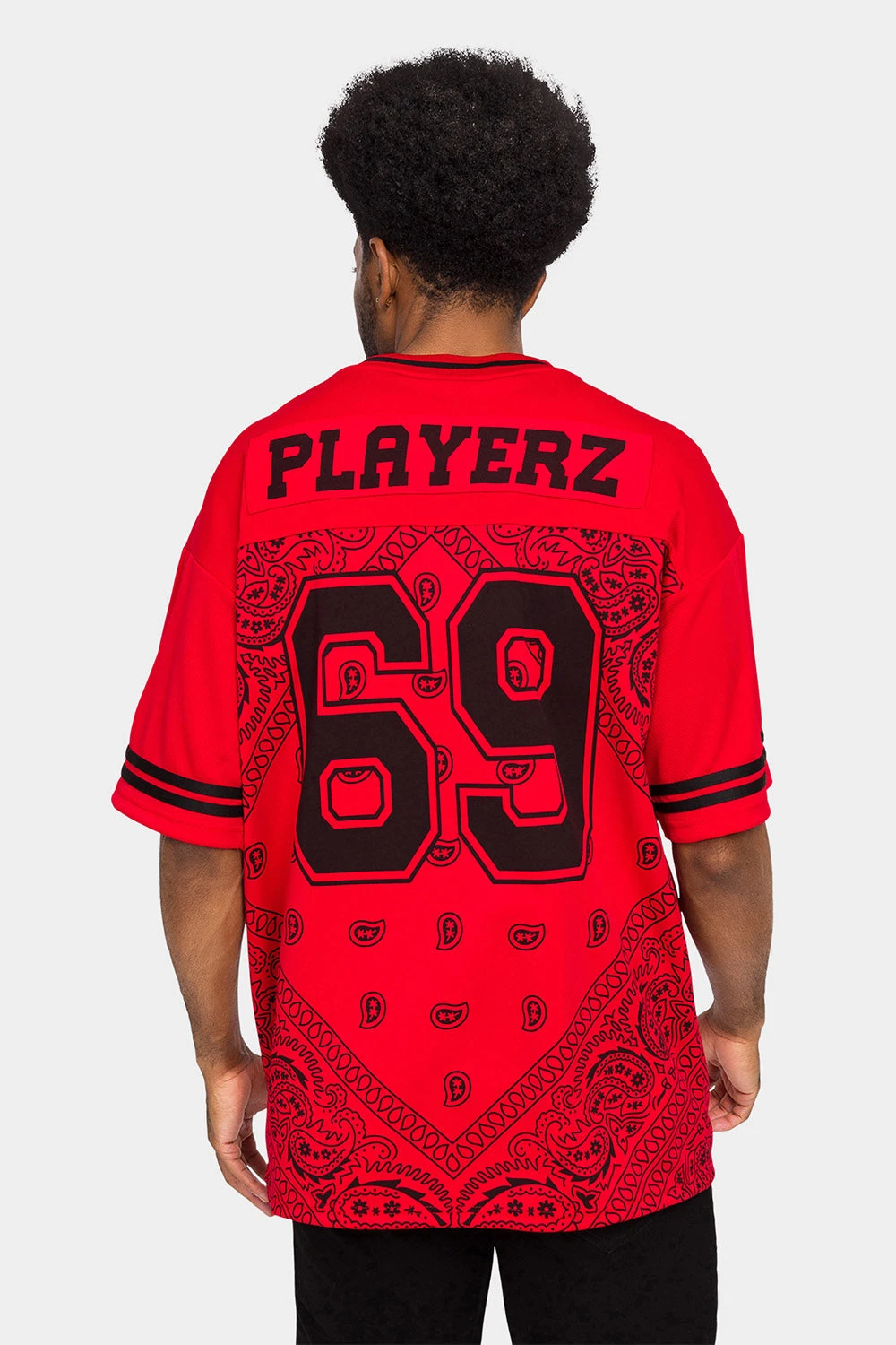 Bandana Paisley 69 Football Jersey - Image 9