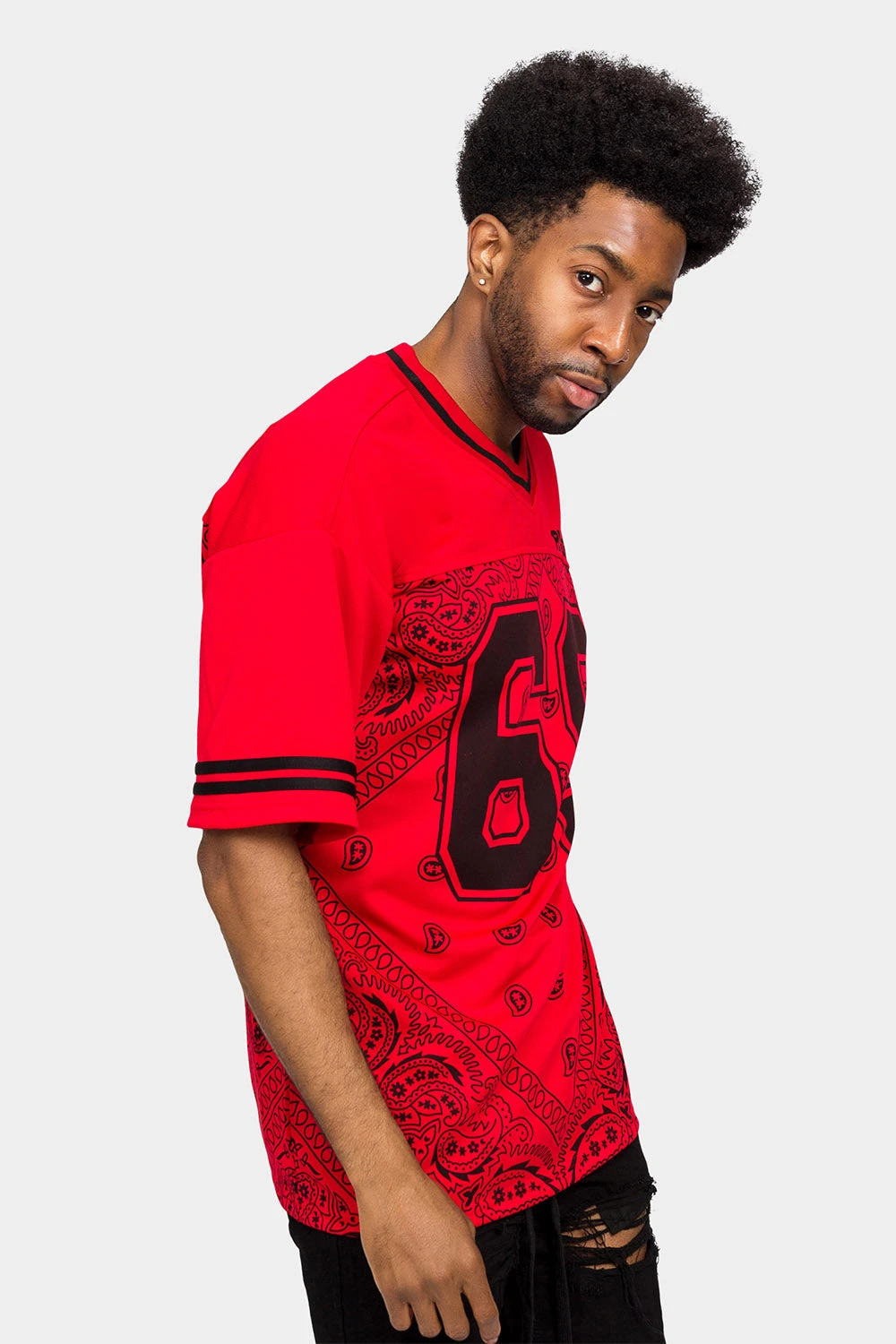 Bandana Paisley 69 Football Jersey - Image 10