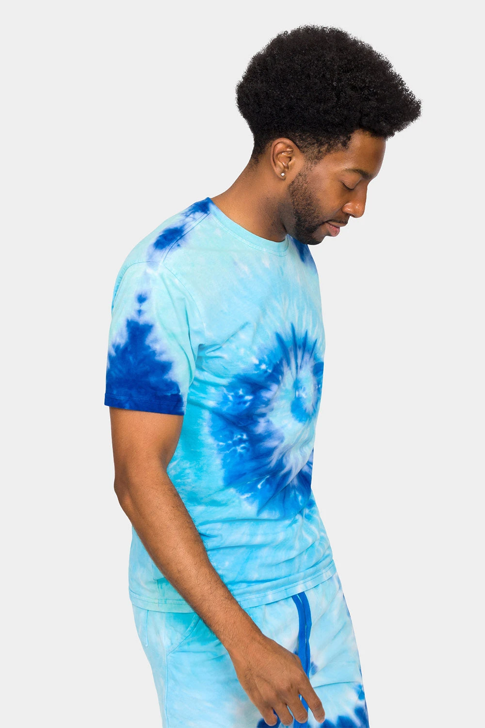 Pastel Contrast Swirl Tie Dye Cotton Shirt - Image 4