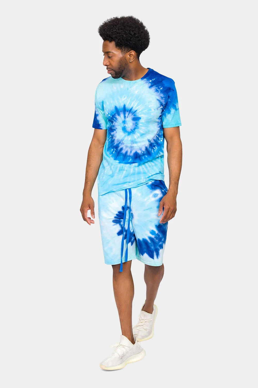 Pastel Contrast Swirl Tie Dye Cotton Shirt - Image 5