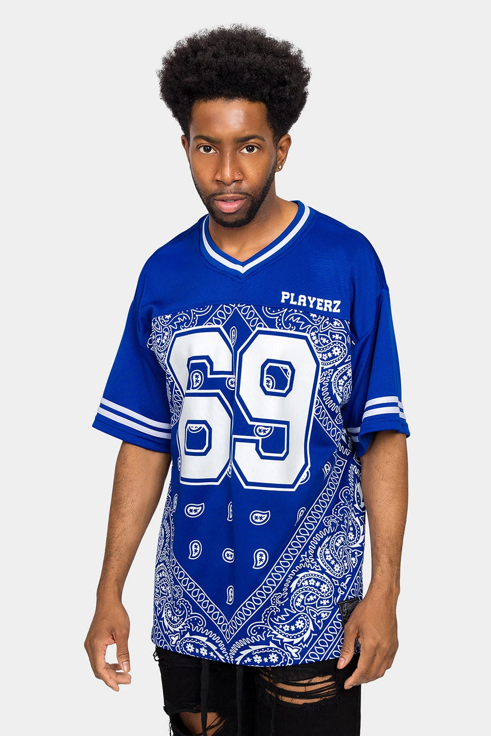 Bandana Paisley 69 Football Jersey - Image 12