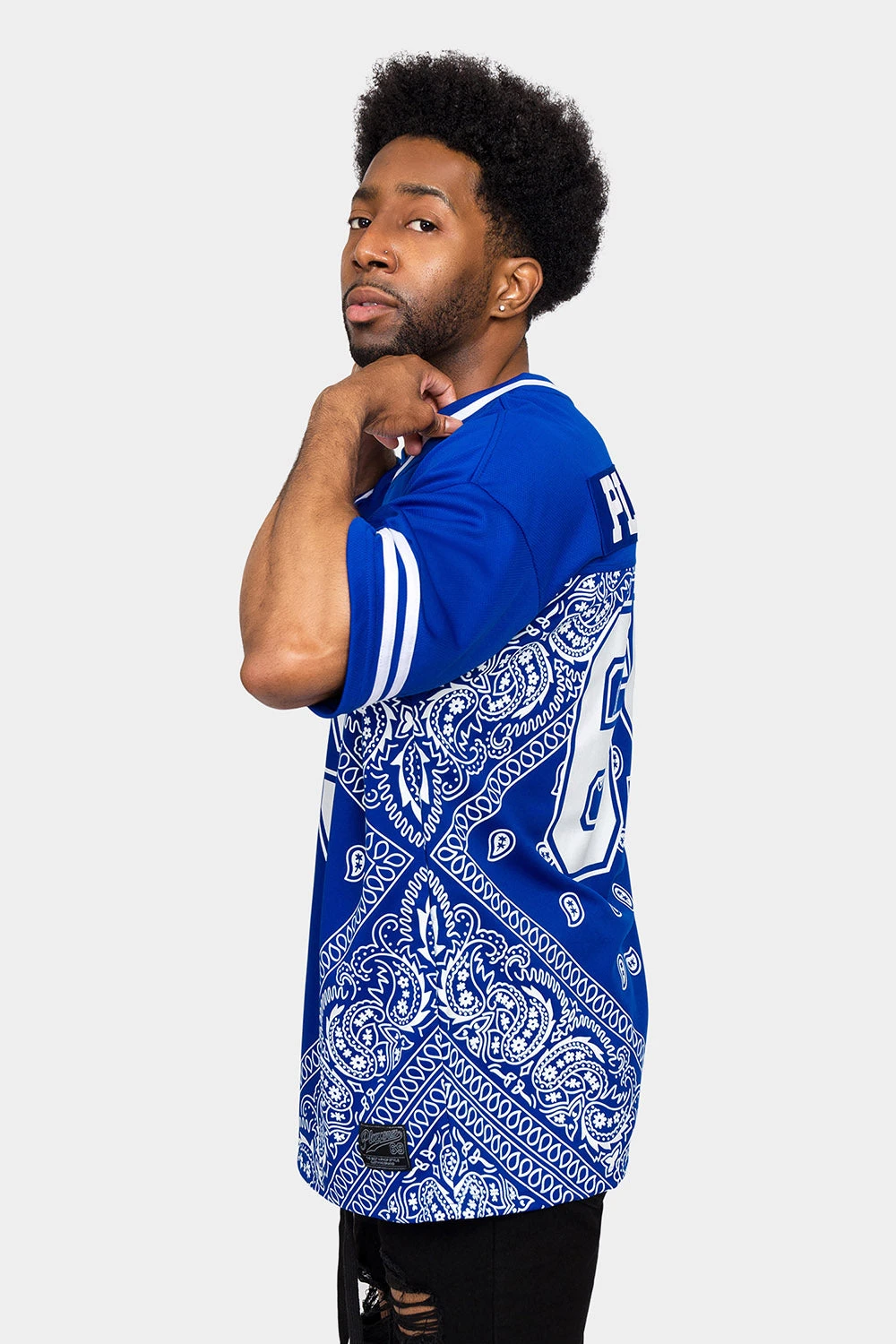 Bandana Paisley 69 Football Jersey - Image 13