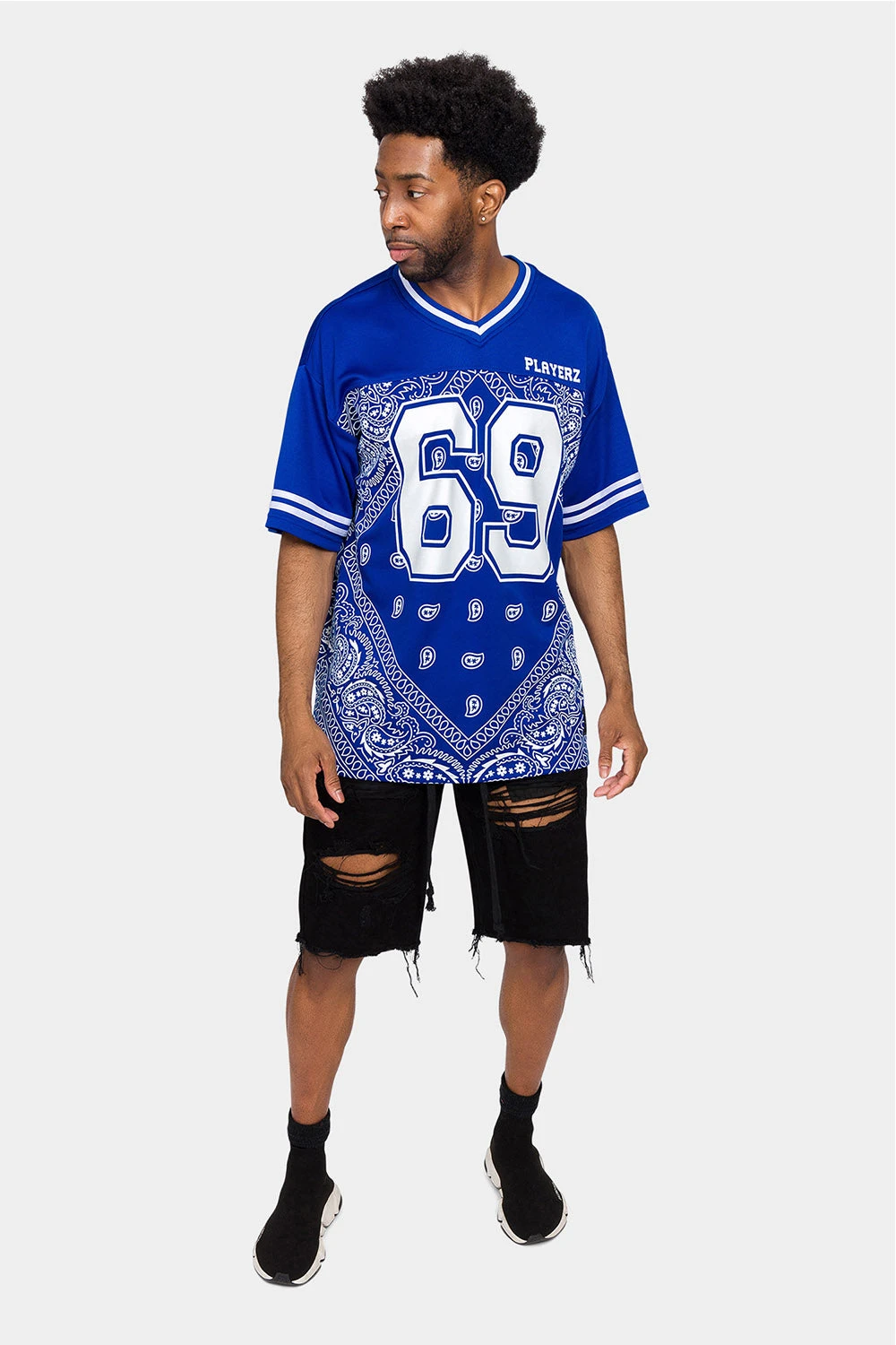 Bandana Paisley 69 Football Jersey - Image 16