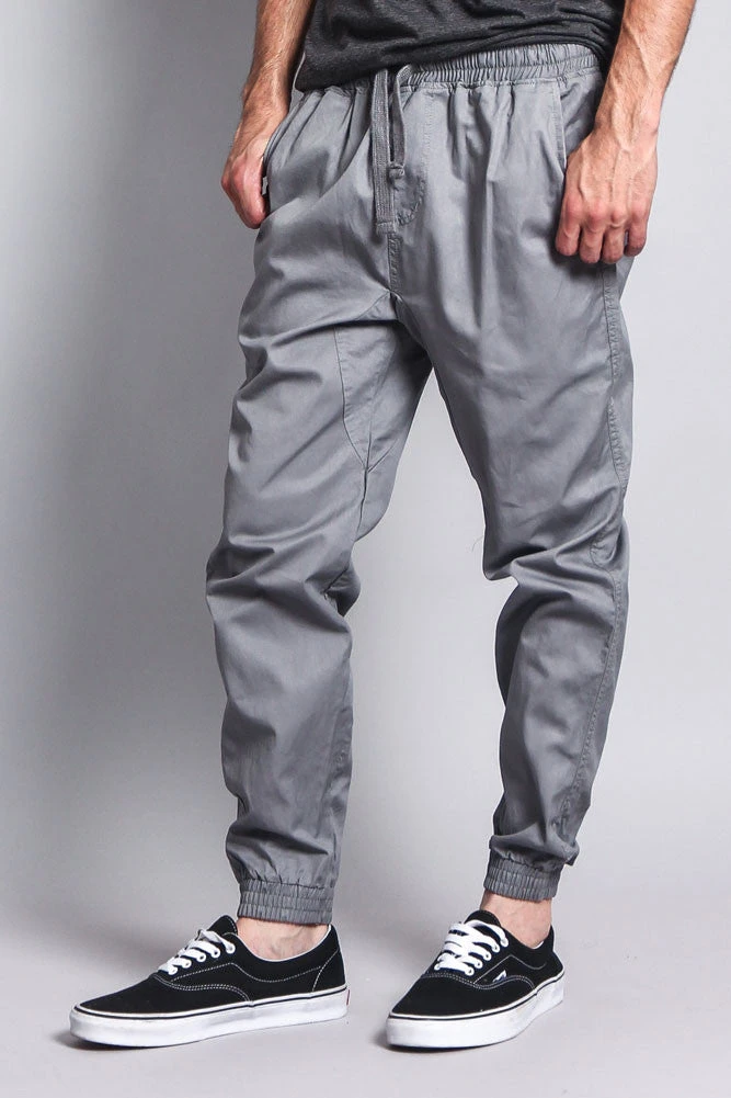 Non-Stretch Twill Jogger Pants - Image 3