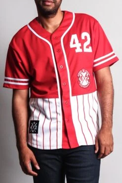XXXX Pinstripe Block Baseball Jersey