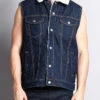 Faux Shearling Denim Vest