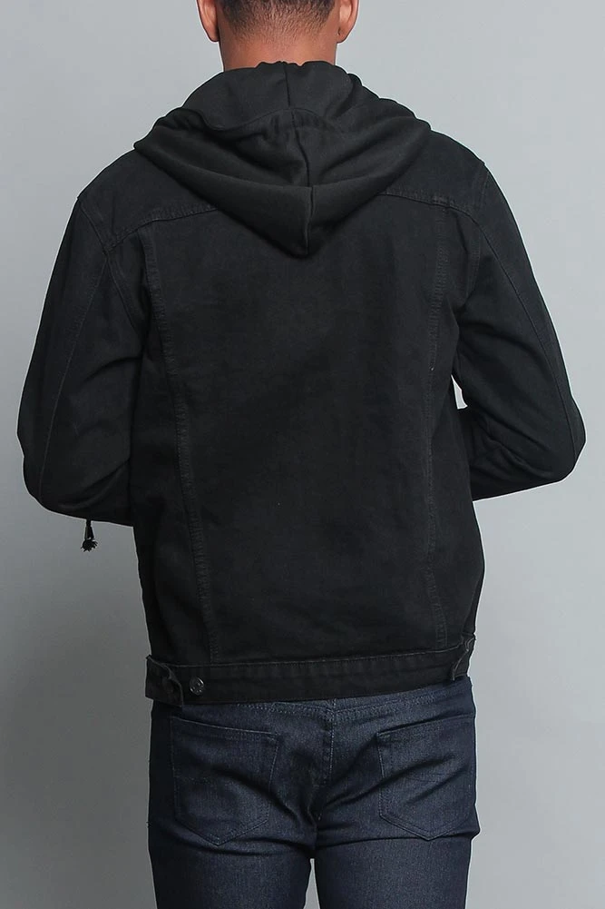 Hooded Denim Jacket - Image 17
