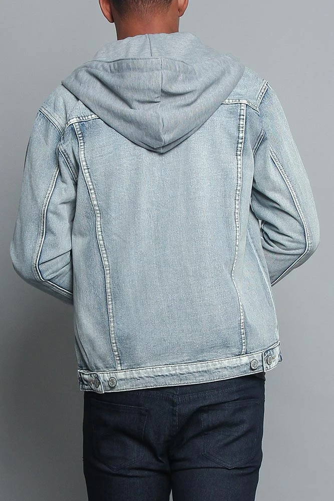 Hooded Denim Jacket - Image 10