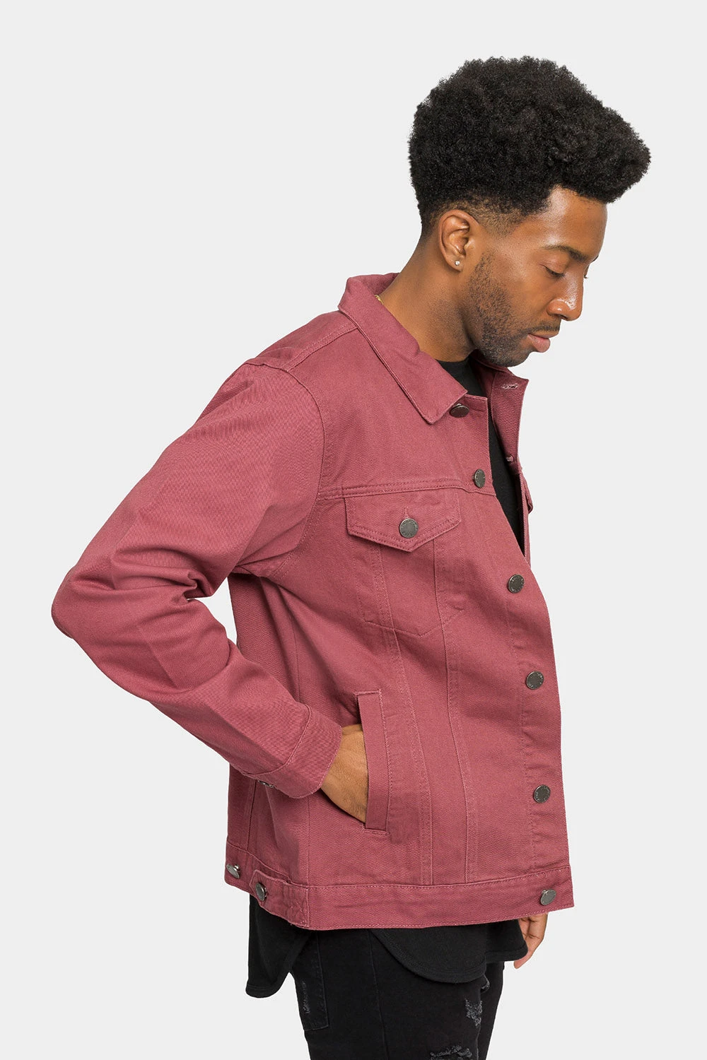 Essential Colored Denim Jacket - Image 5