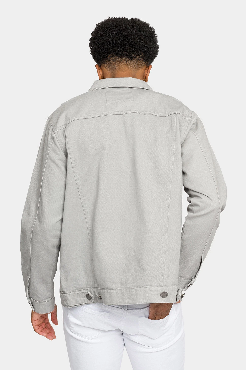 Essential Colored Denim Jacket - Image 8