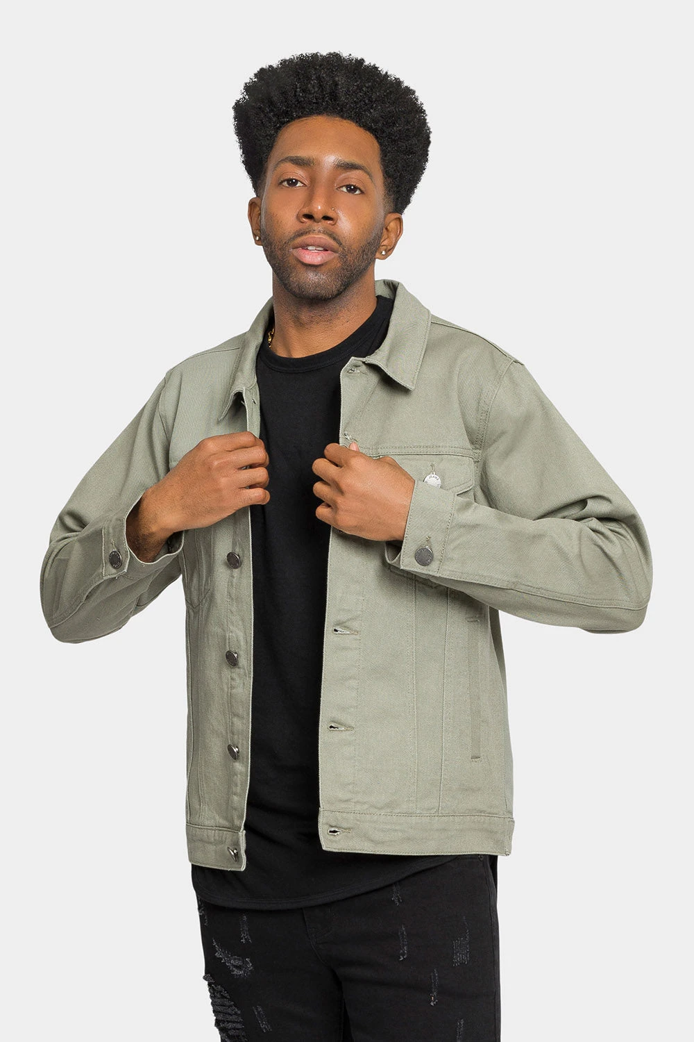 Essential Colored Denim Jacket - Image 11