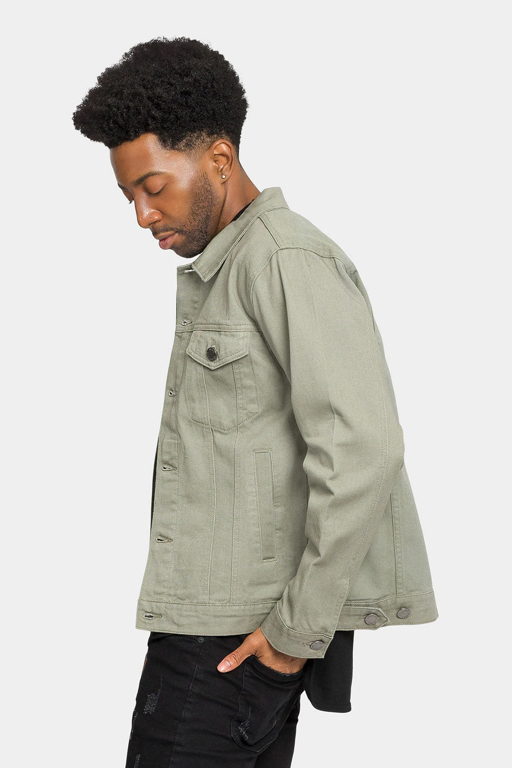 Essential Colored Denim Jacket - Image 12