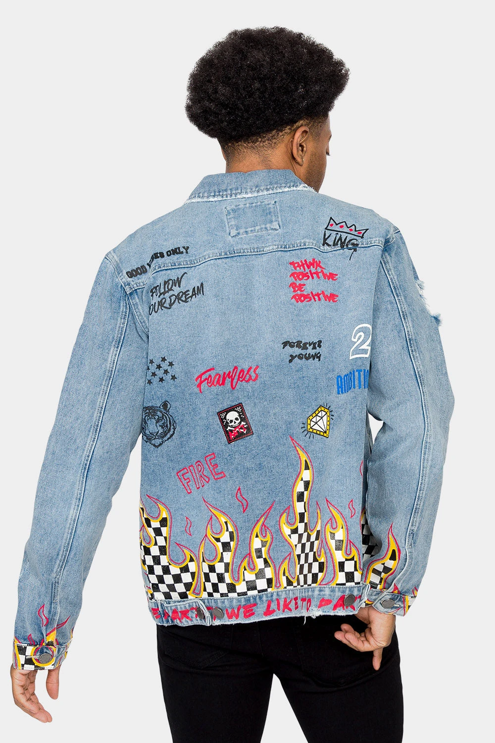 We Like To Party Denim Jacket - Image 3