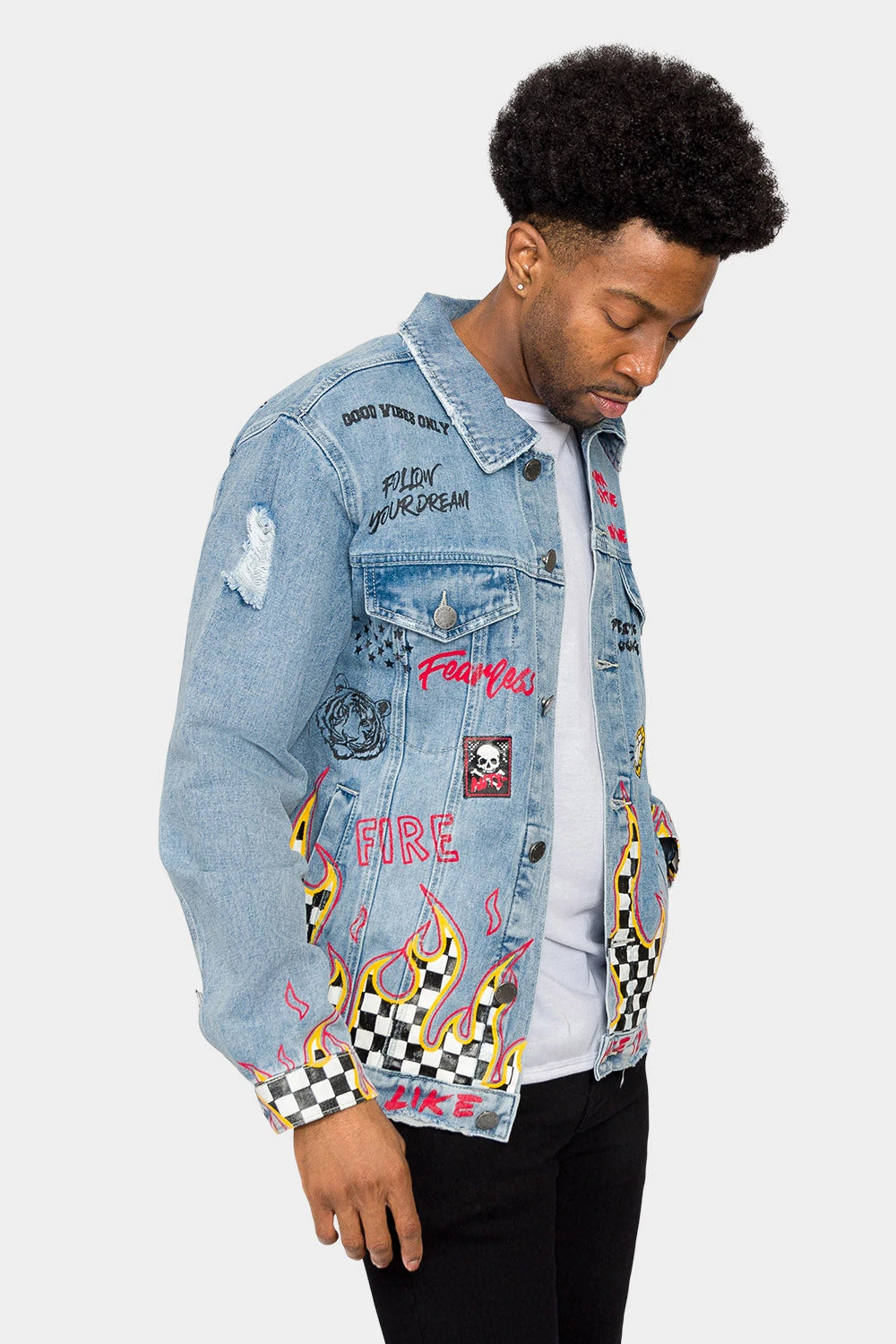 We Like To Party Denim Jacket - Image 4