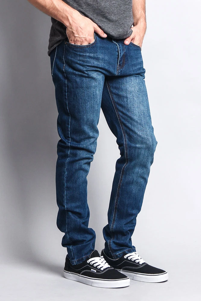 Premium Denim Skinny Fit Jeans (Indigo Blue) - Image 4