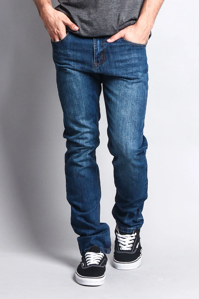 Premium Denim Skinny Fit Jeans (Indigo Blue) - Image 5