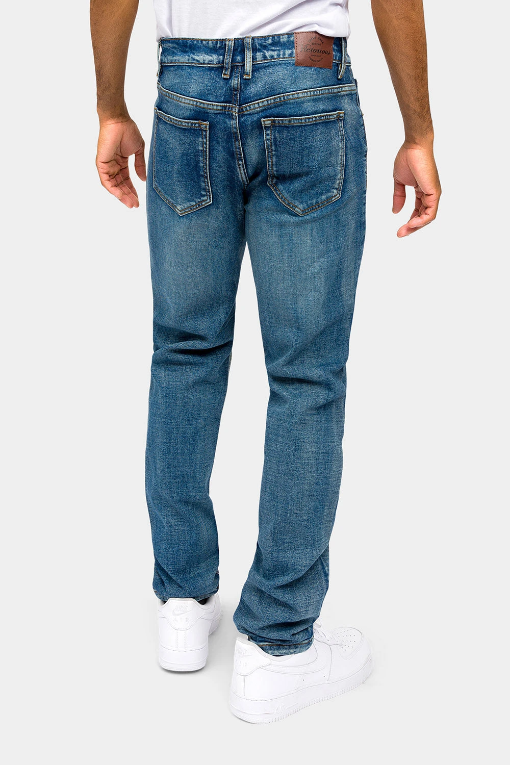 Essential Basic Slim Denim Jeans - Image 8