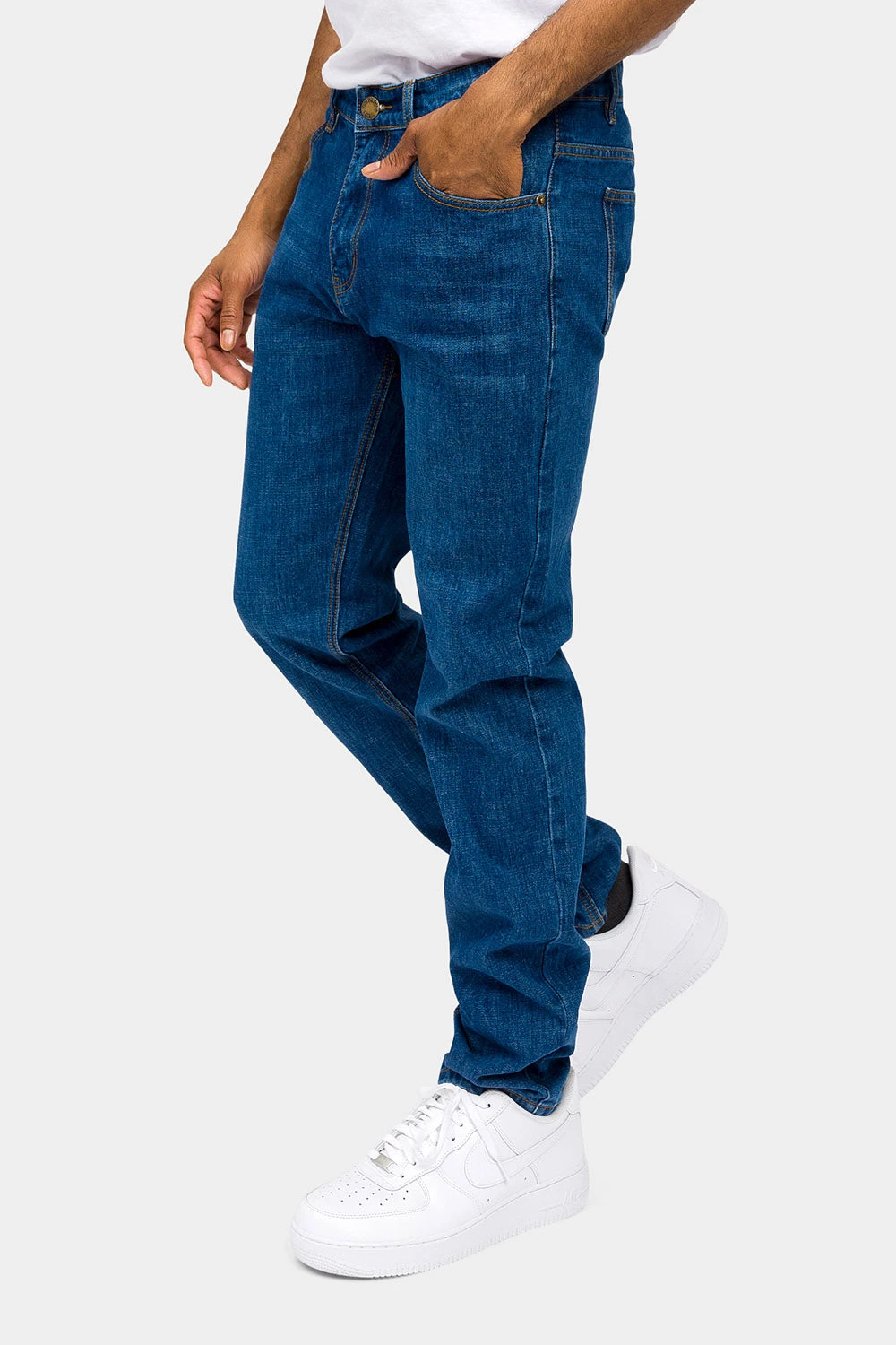Essential Basic Slim Denim Jeans - Image 2