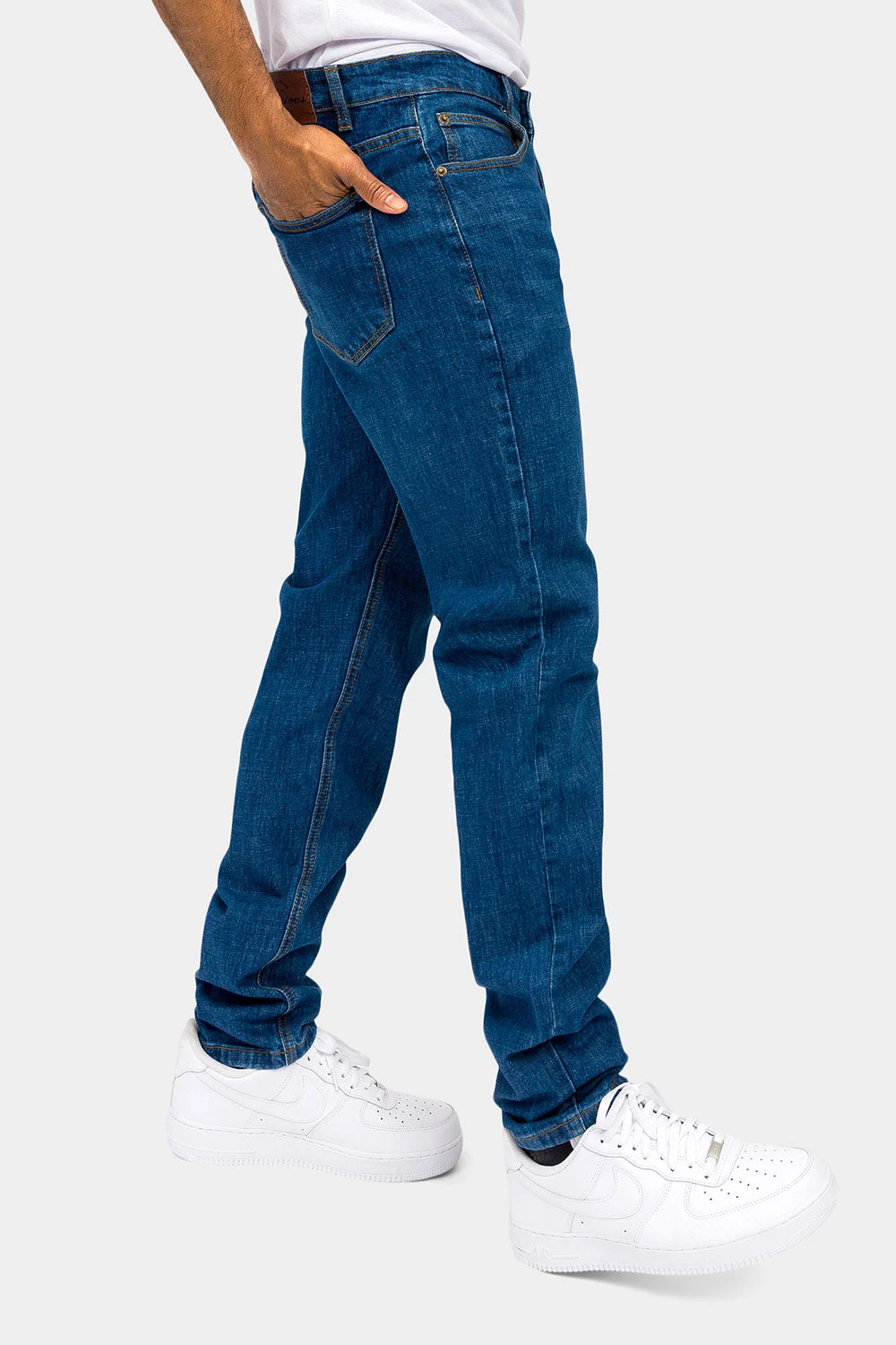 Essential Basic Slim Denim Jeans - Image 4