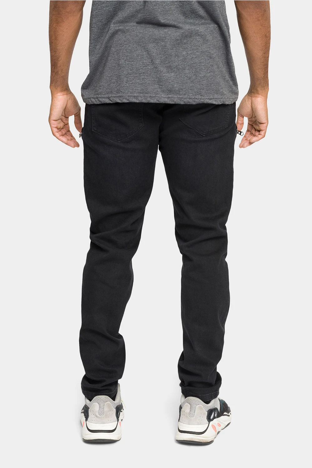 Moto Zipped Skinny Cargo Denim Jeans - Image 8