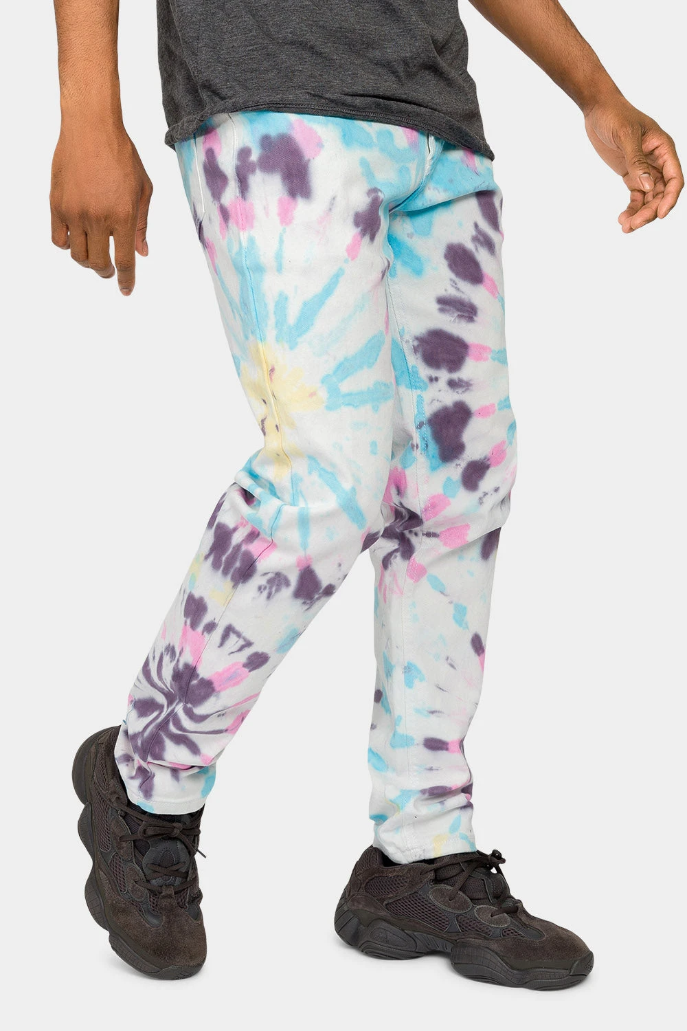 Spider Tie Dye Denim Jeans - Image 4