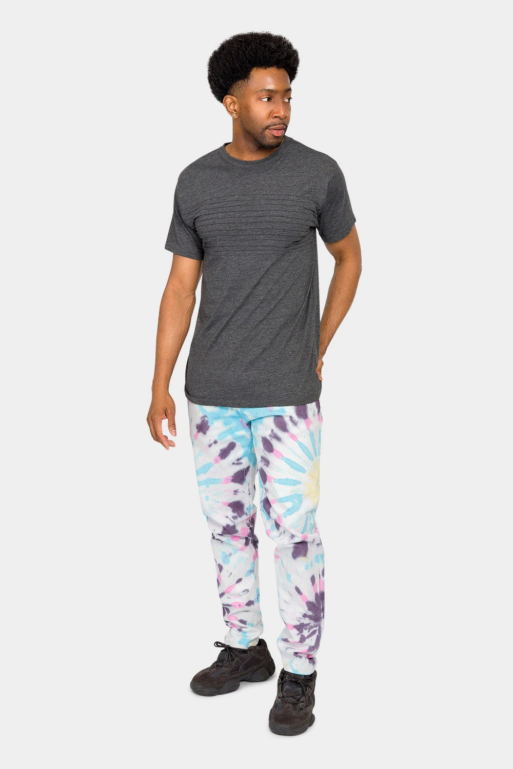 Spider Tie Dye Denim Jeans - Image 5