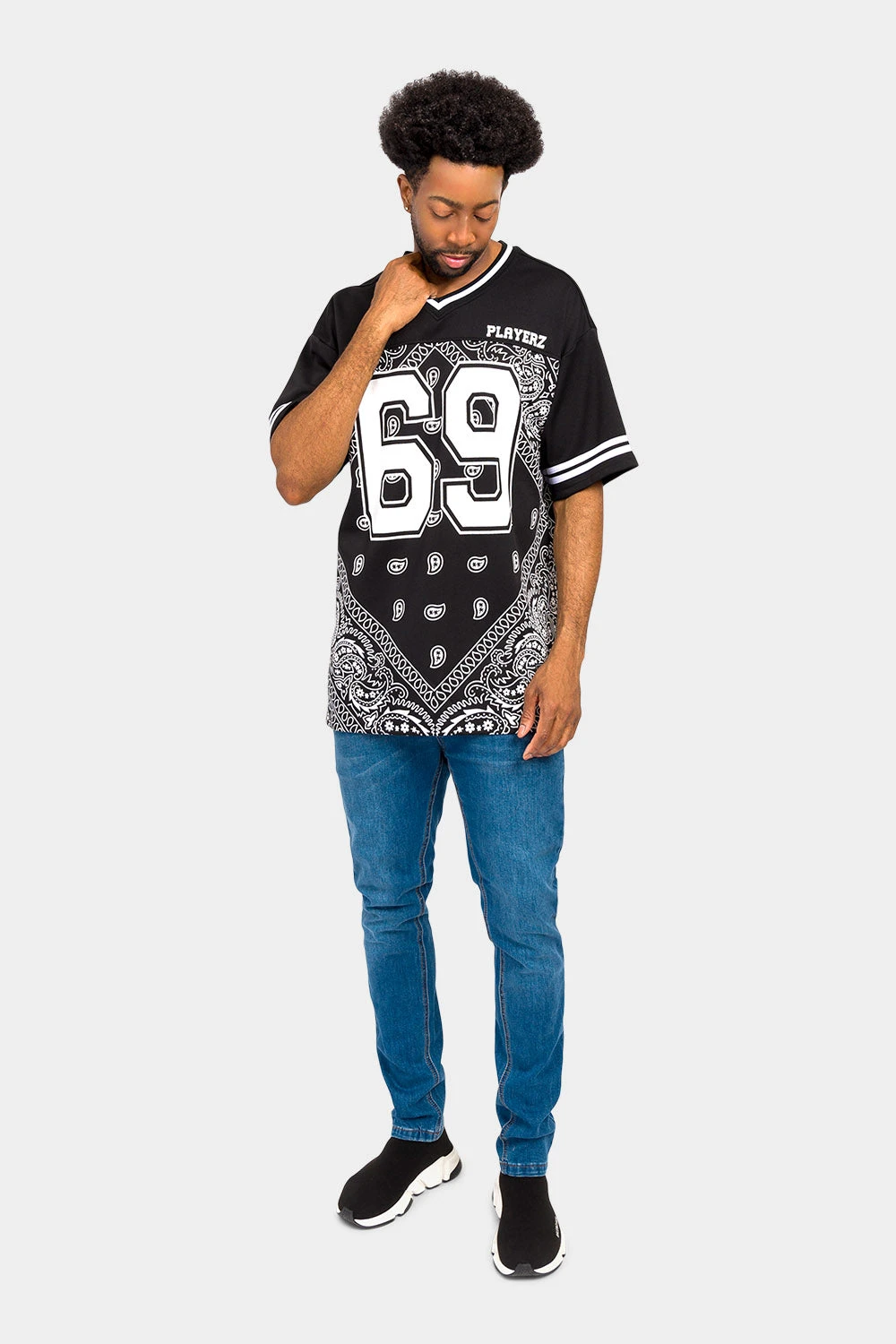Bandana Paisley 69 Football Jersey - Image 20