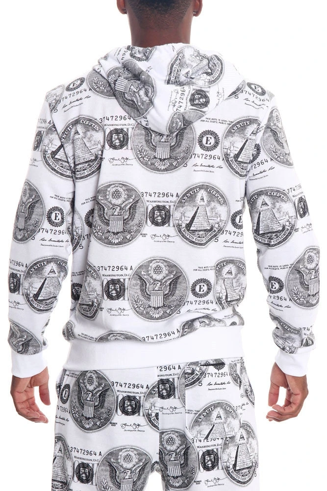 All About The Money Zip Up Hoodie - Image 4