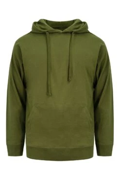 AMS Men's Essential Cross-Dyed Heather Jersey Pullover Hoodie (New Colorways)