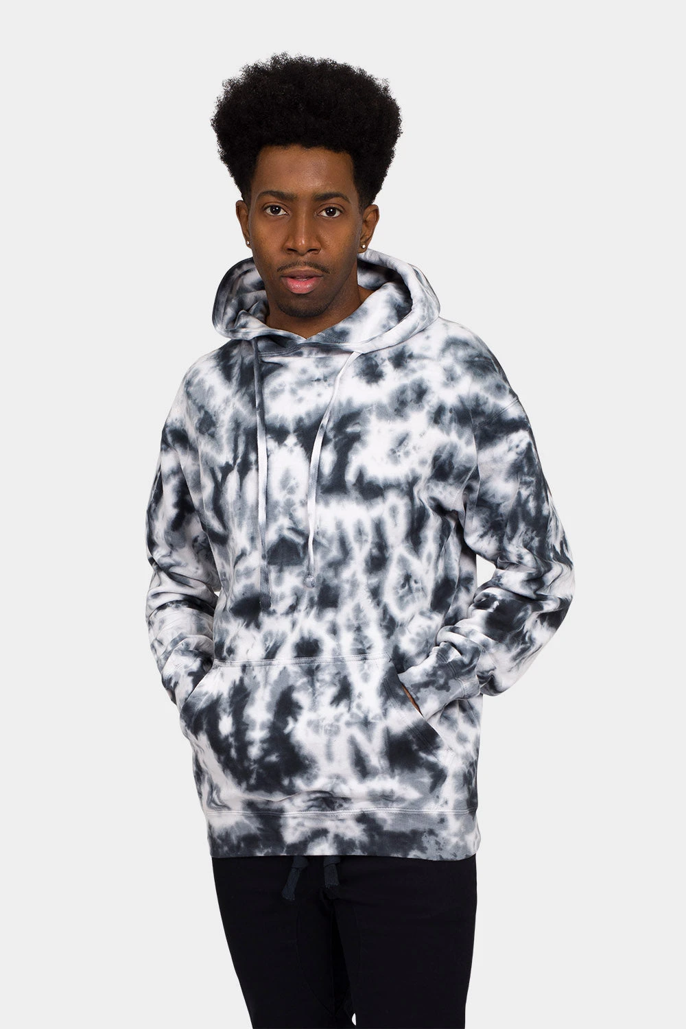 Mineral Wash Tie-Dye Pullover Hoodie - Image 15