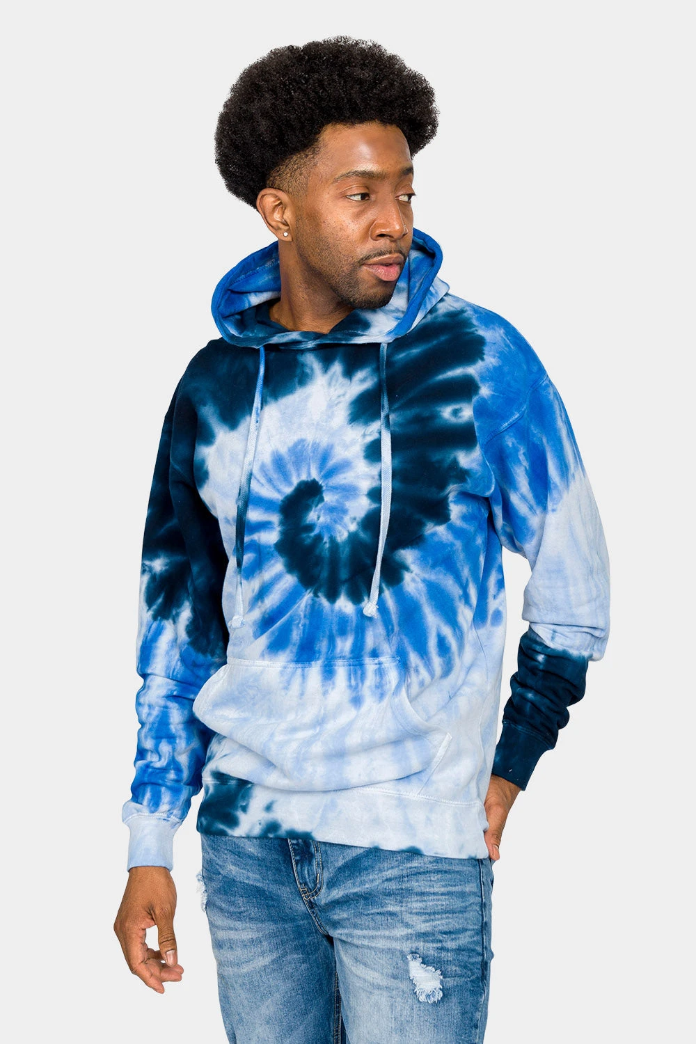 Mineral Wash Tie-Dye Pullover Hoodie - Image 5