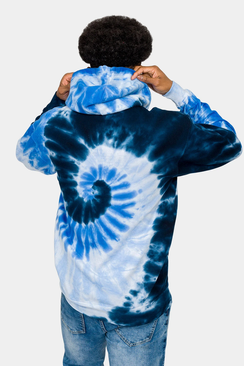 Mineral Wash Tie-Dye Pullover Hoodie - Image 7