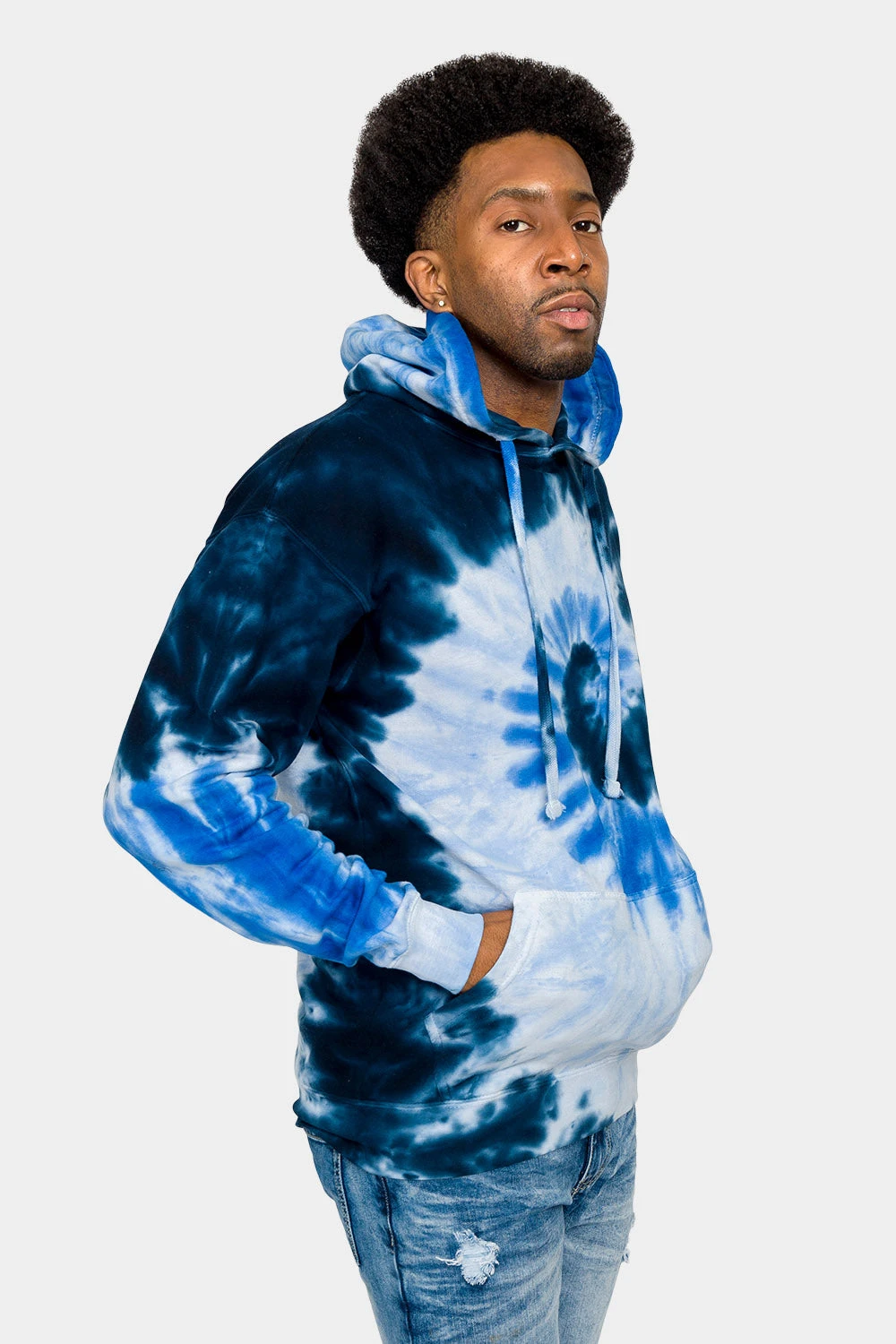 Mineral Wash Tie-Dye Pullover Hoodie - Image 8