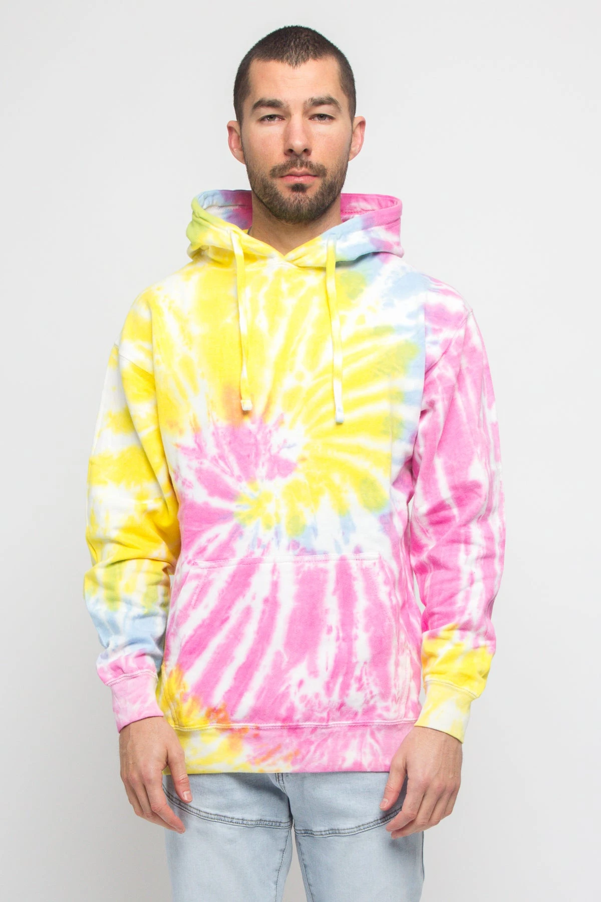 Mineral Wash Tie-Dye Pullover Hoodie - Image 17