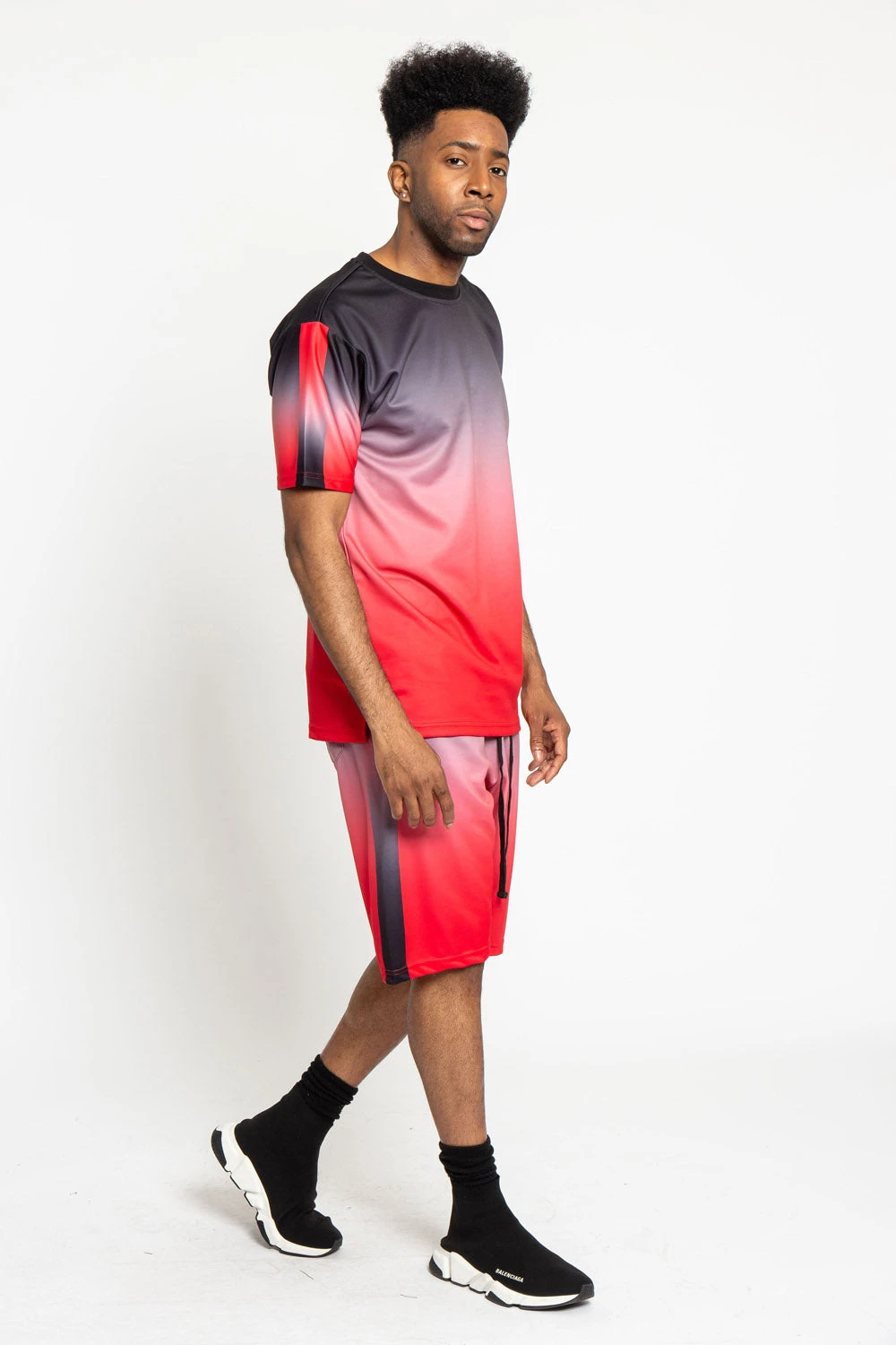Gradient Ombre T-Shirt And Shorts Set - Image 14