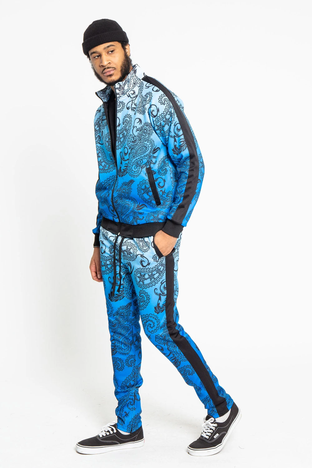 Paisley Gradient Ombre Track Suit Set - Image 7