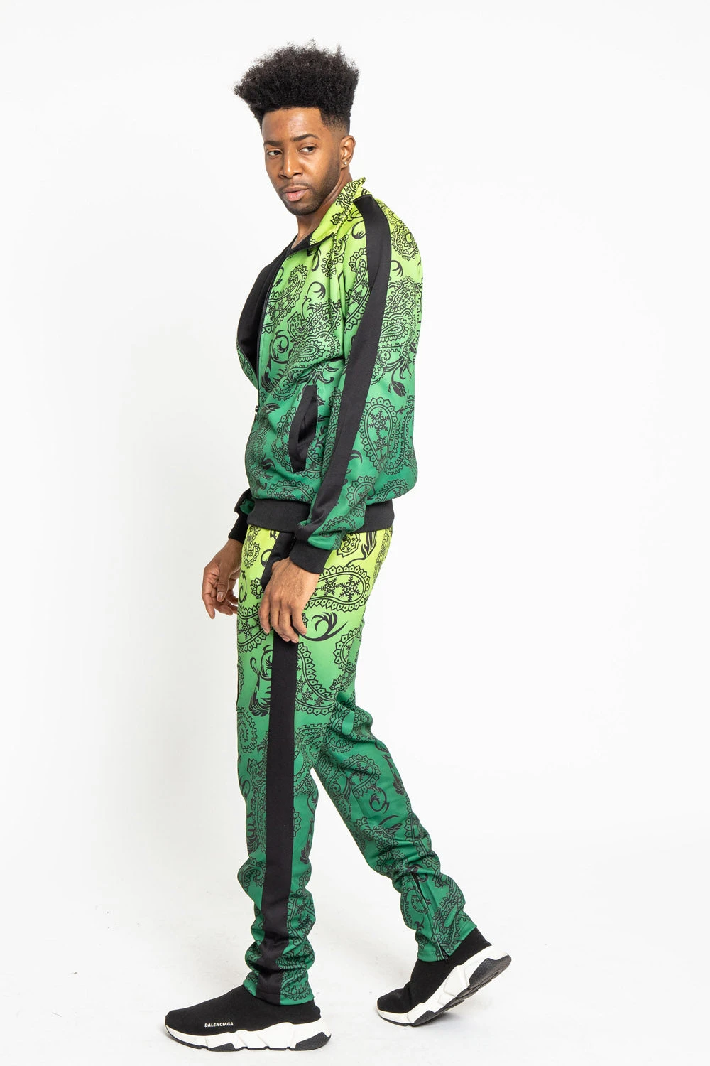 Paisley Gradient Ombre Track Suit Set - Image 12