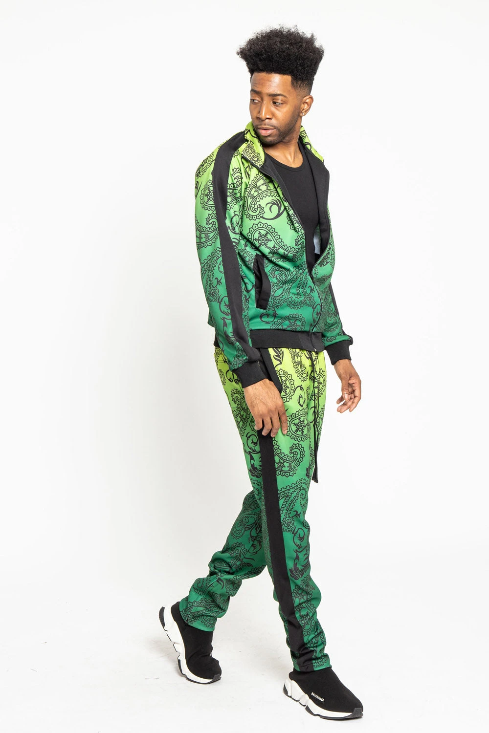 Paisley Gradient Ombre Track Suit Set - Image 14