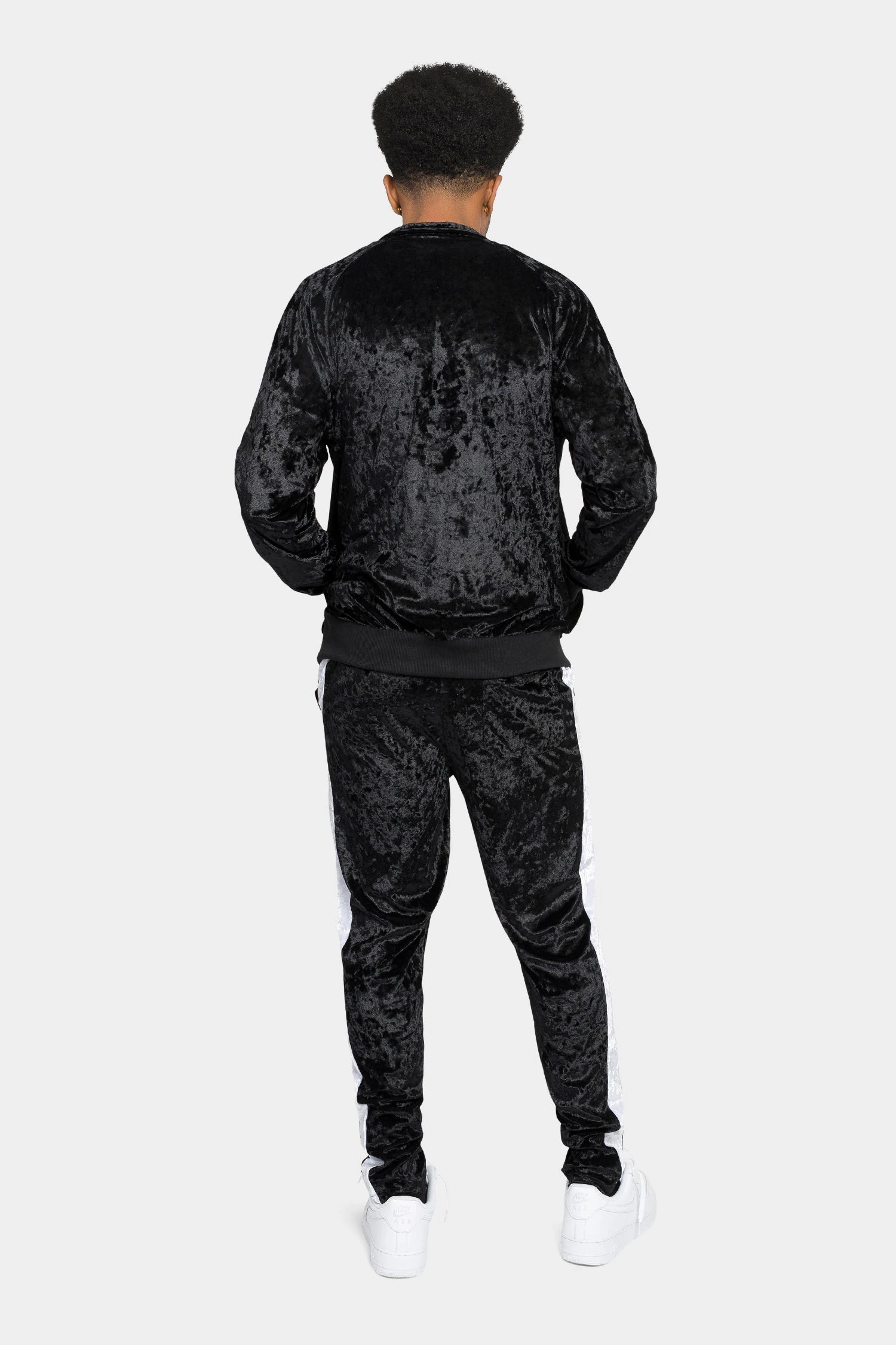 Accented Velour Track Suit - Image 9