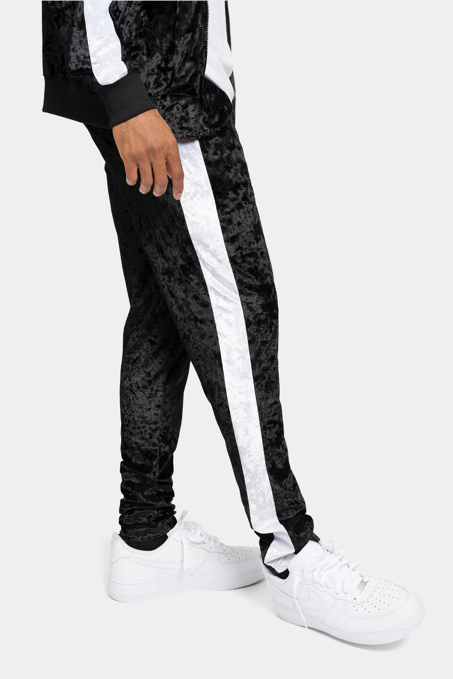 Accented Velour Track Suit - Image 12