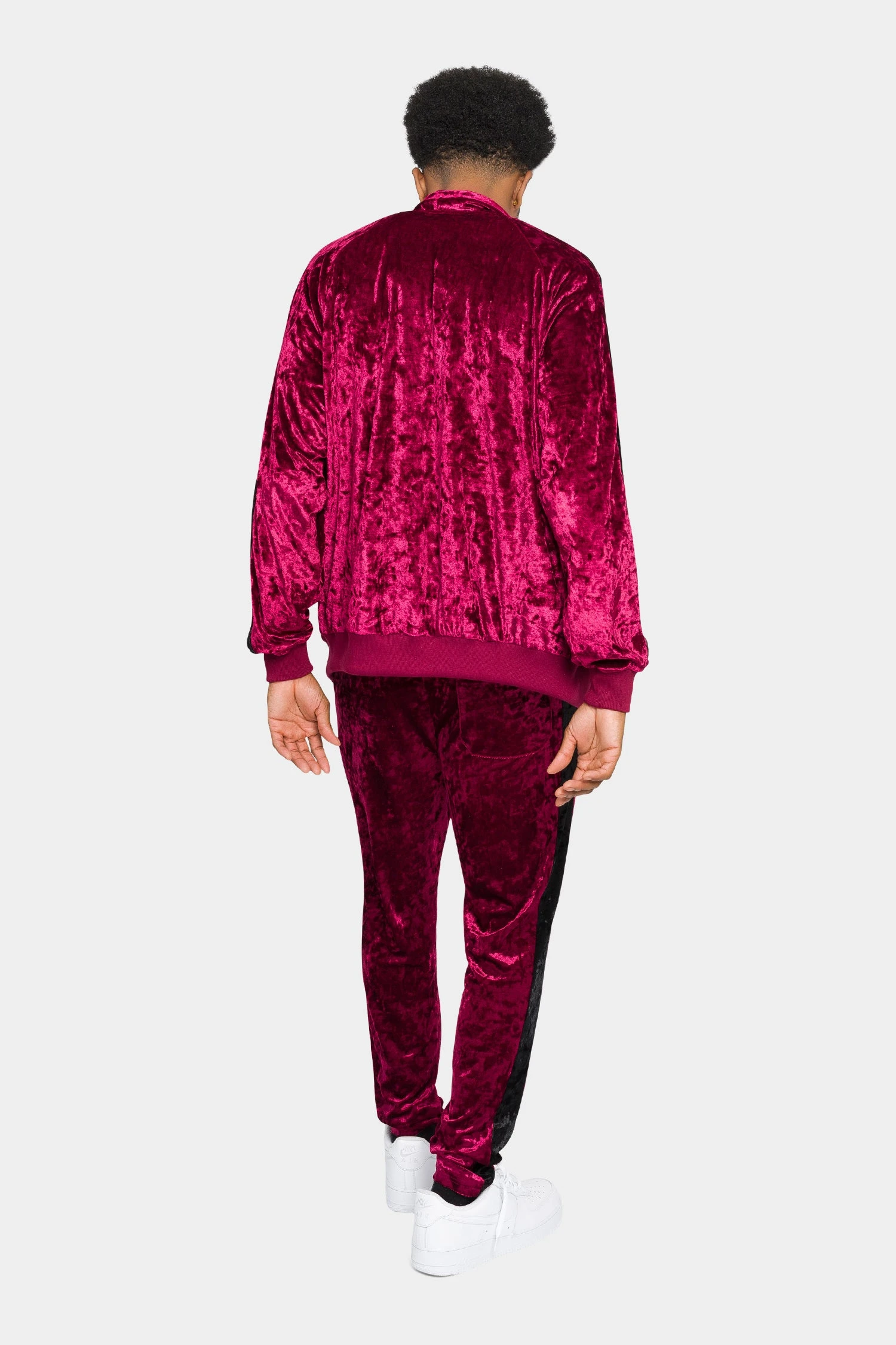 Accented Velour Track Suit - Image 3