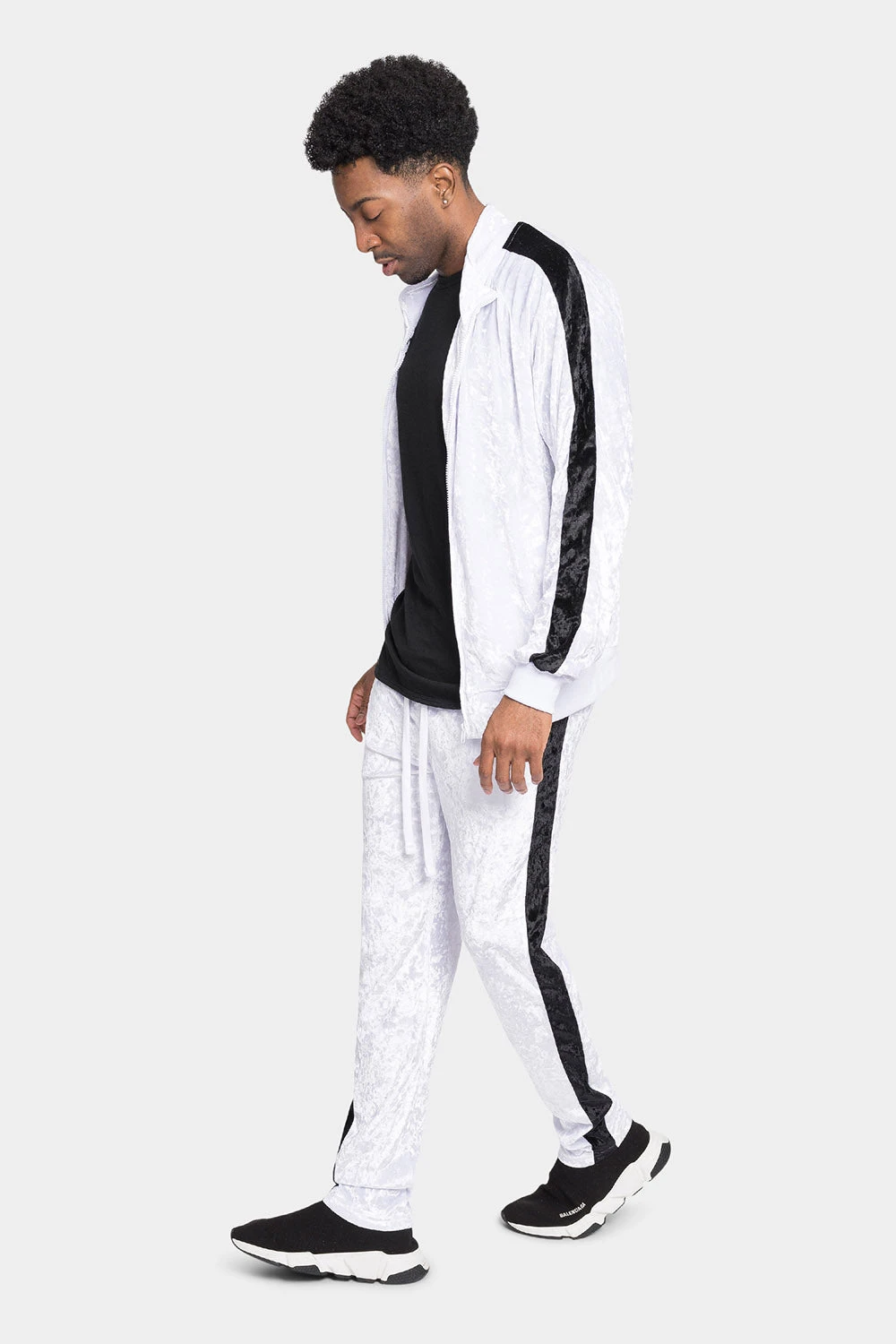 Accented Velour Track Suit - Image 14