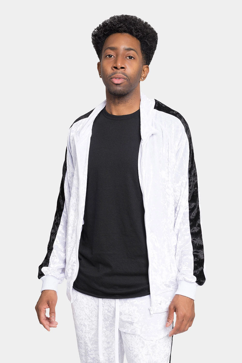 Accented Velour Track Suit - Image 17