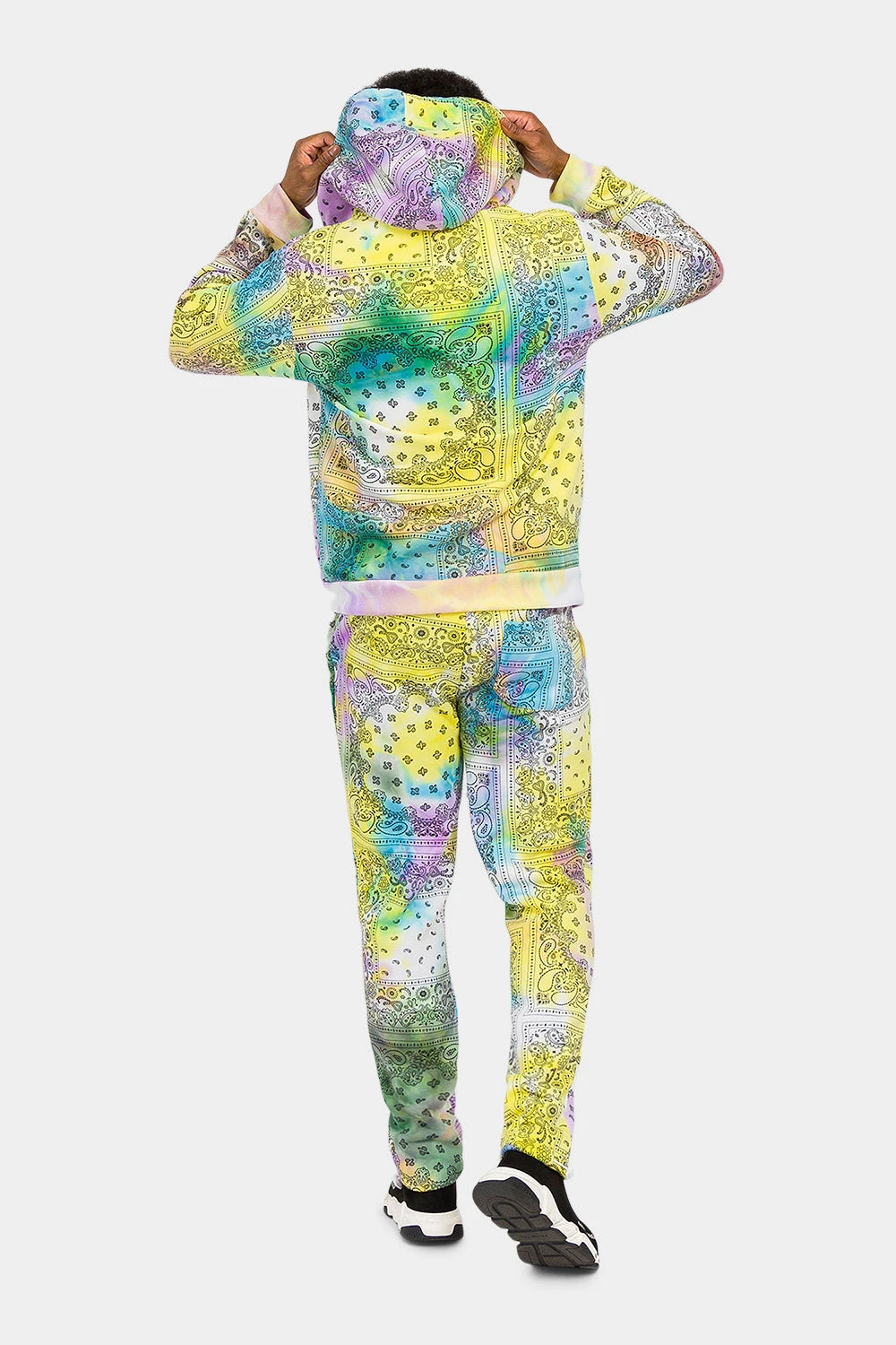 Bandana Paisley Tie Dye Track Suit - Image 3