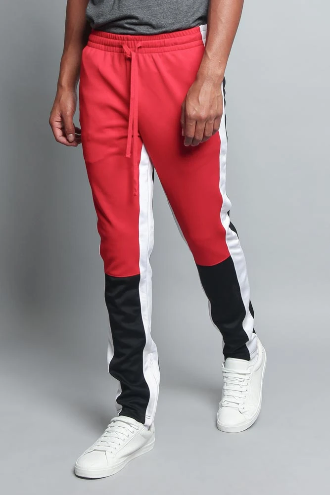 Men's Color Blocked Track Pants - Image 20
