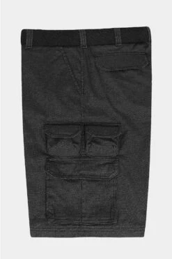 Essential Solid Relaxed Fit Woven Cargo Shorts