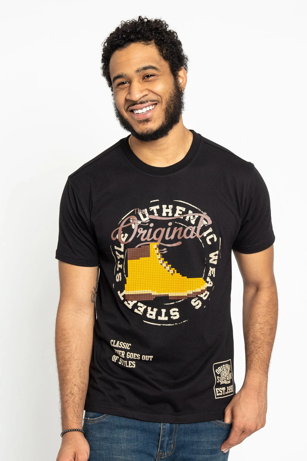 Timberland Boot Lego Pixel T-Shirt - Image 2