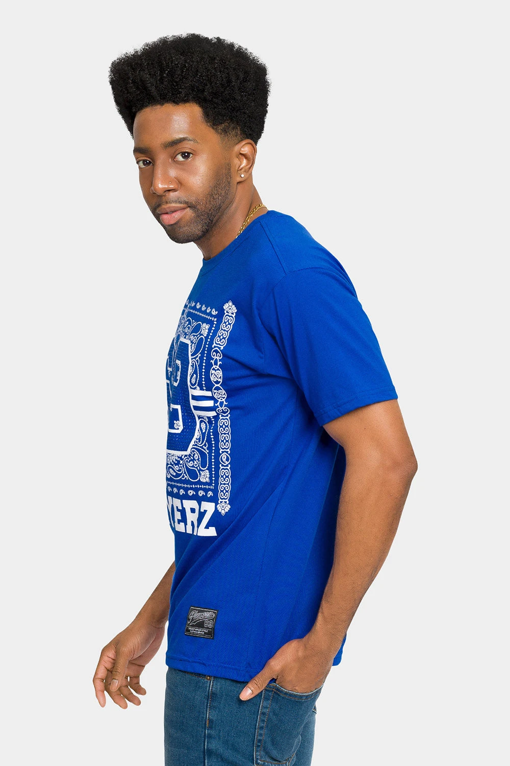 Rhinestone Studded 69 Playerz T-Shirt - Image 7